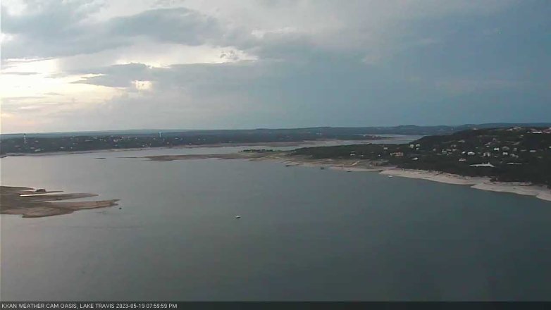 Lake Travis webcam, May 19, 2023 8:00 PM CT