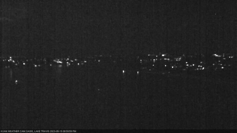 Lake Travis webcam, May 19, 2023 9:00 PM CT