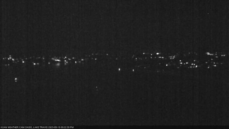 Lake Travis webcam, May 19, 2023 9:25 PM CT