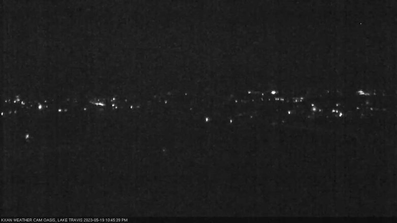 Lake Travis webcam, May 19, 2023 10:45 PM CT