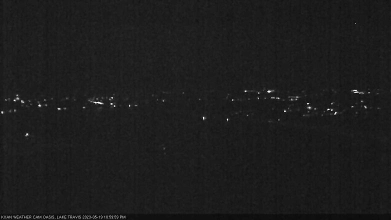 Lake Travis webcam, May 19, 2023 11:00 PM CT