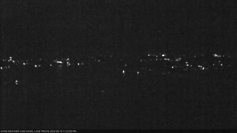 Lake Travis webcam, May 19, 2023 11:25 PM CT