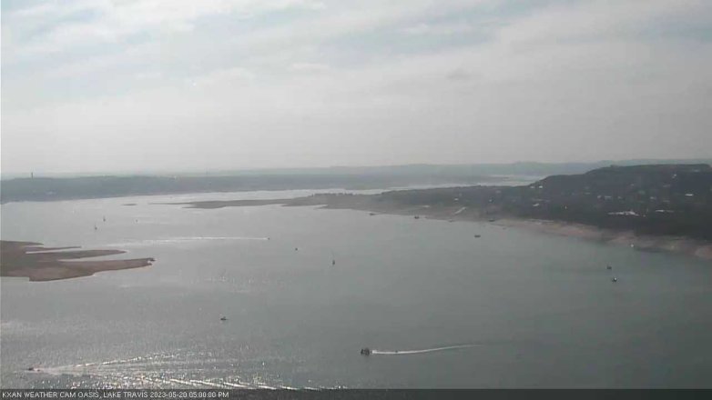 Lake Travis webcam, May 20, 2023 5:00 PM CT