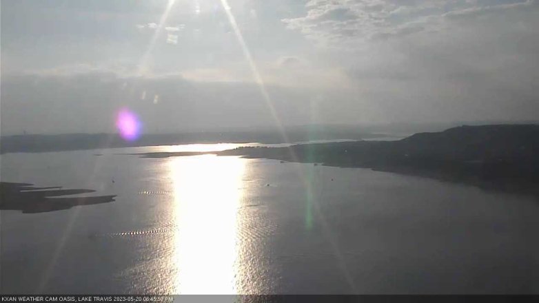 Lake Travis webcam, May 20, 2023 6:45 PM CT
