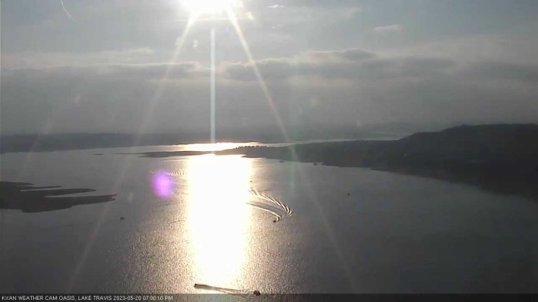 Lake Travis webcam, May 20, 2023 7:00 PM CT