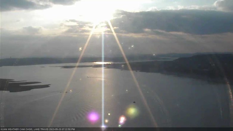 Lake Travis webcam, May 20, 2023 7:25 PM CT
