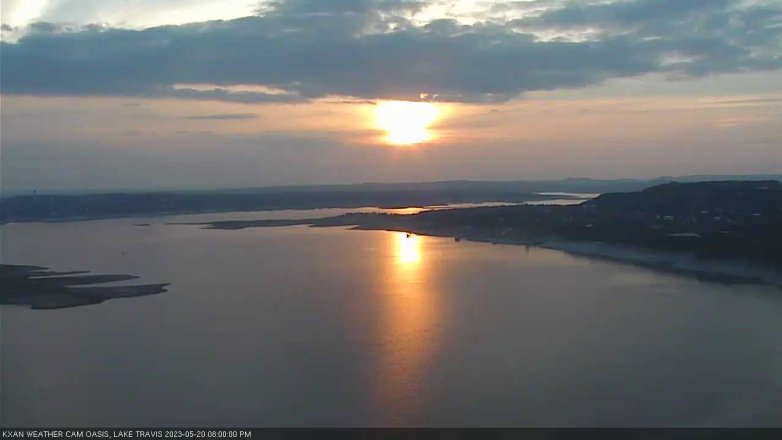 Lake Travis webcam, May 20, 2023 8:00 PM CT