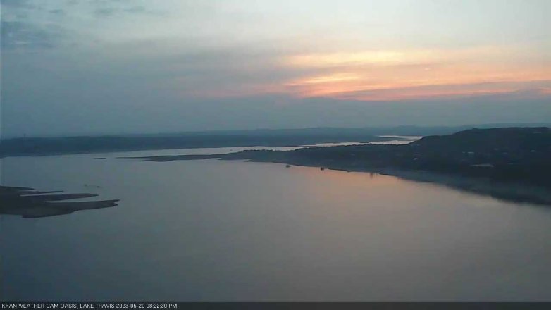 Lake Travis webcam, May 20, 2023 8:25 PM CT
