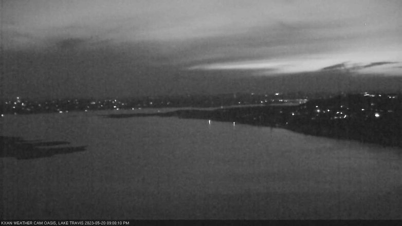 Lake Travis webcam, May 20, 2023 9:00 PM CT