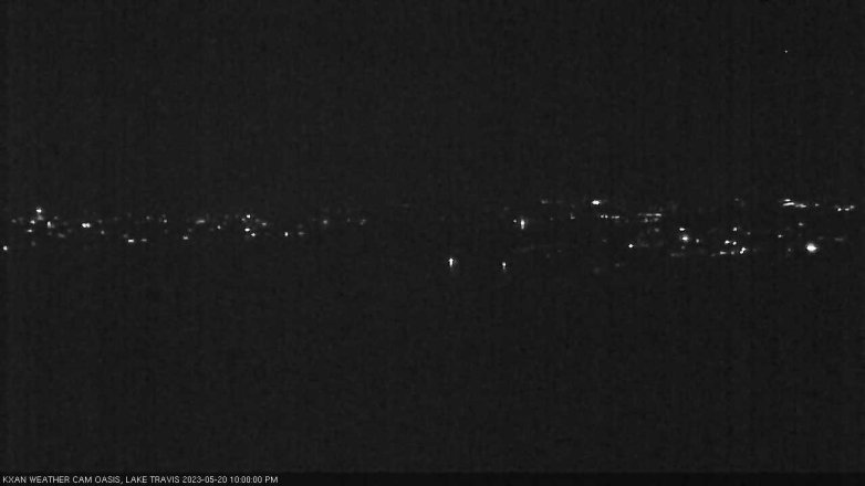 Lake Travis webcam, May 20, 2023 10:00 PM CT