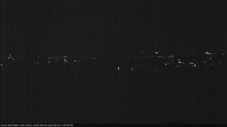 Lake Travis webcam, May 20, 2023 11:45 PM CT