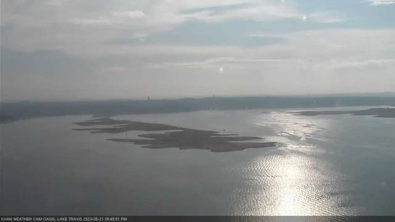 Lake Travis webcam, May 21, 2023 5:45 PM CT