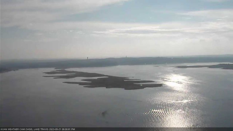 Lake Travis webcam, May 21, 2023 6:00 PM CT