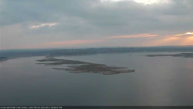 Lake Travis webcam, May 21, 2023 8:00 PM CT