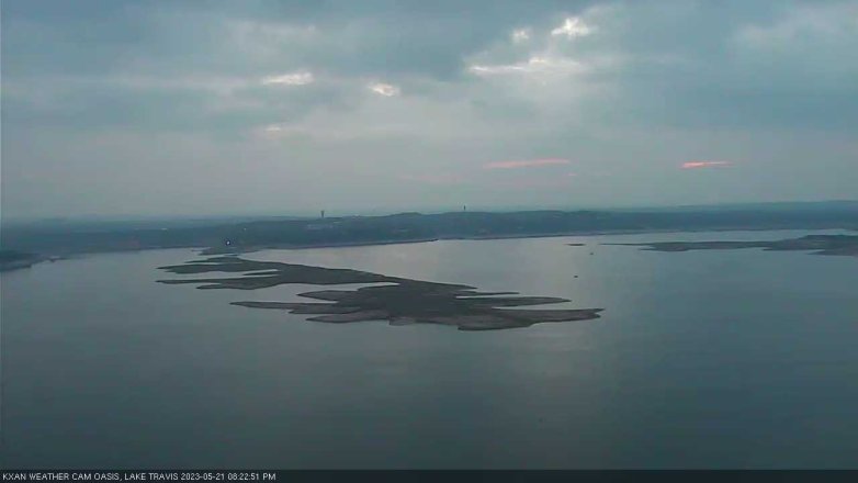 Lake Travis webcam, May 21, 2023 8:25 PM CT