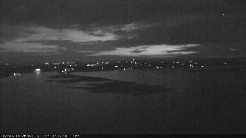 Lake Travis webcam, May 21, 2023 9:00 PM CT