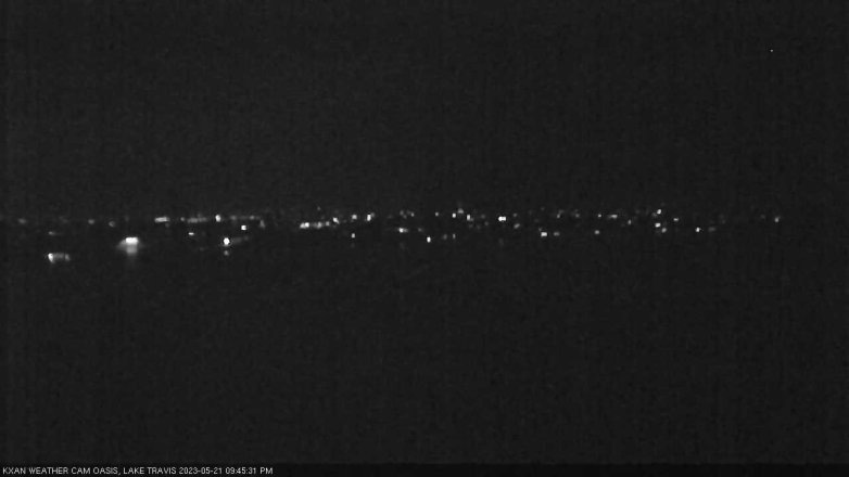 Lake Travis webcam, May 21, 2023 9:45 PM CT