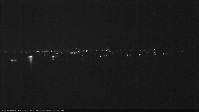Lake Travis webcam, May 21, 2023 10:45 PM CT