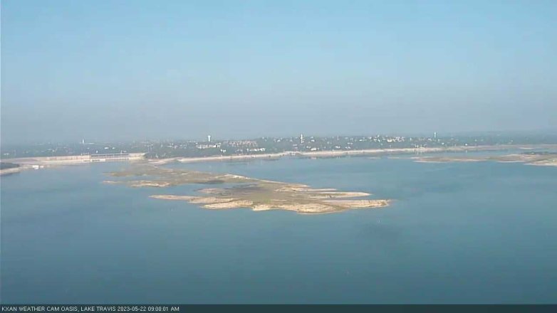 Lake Travis webcam, May 22, 2023 9:00 AM CT