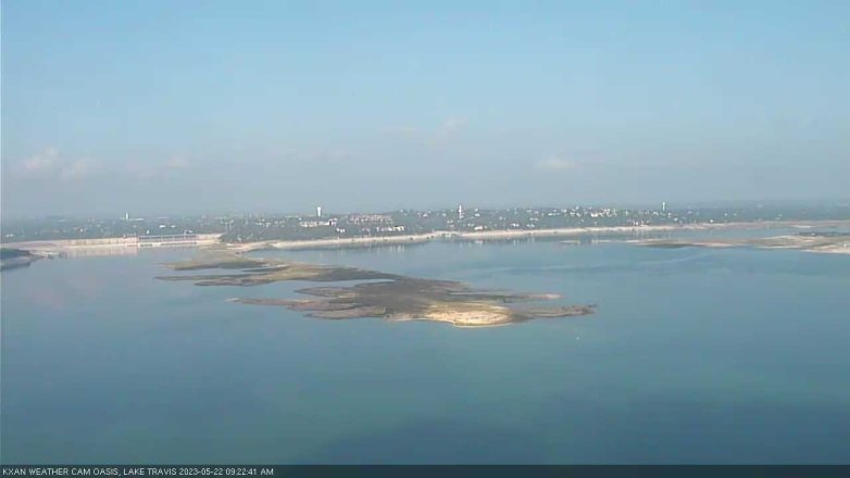Lake Travis webcam, May 22, 2023 9:25 AM CT