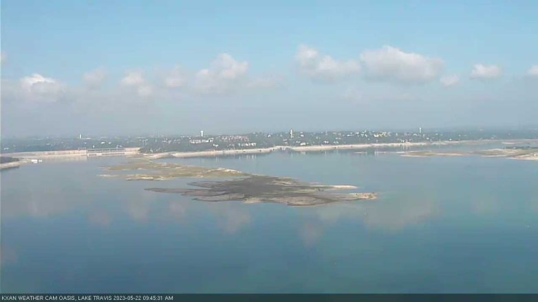 Lake Travis webcam, May 22, 2023 9:45 AM CT