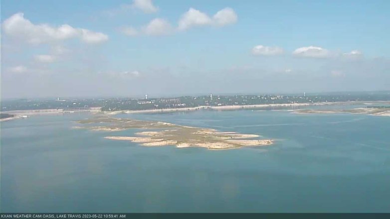 Lake Travis webcam, May 22, 2023 11:00 AM CT