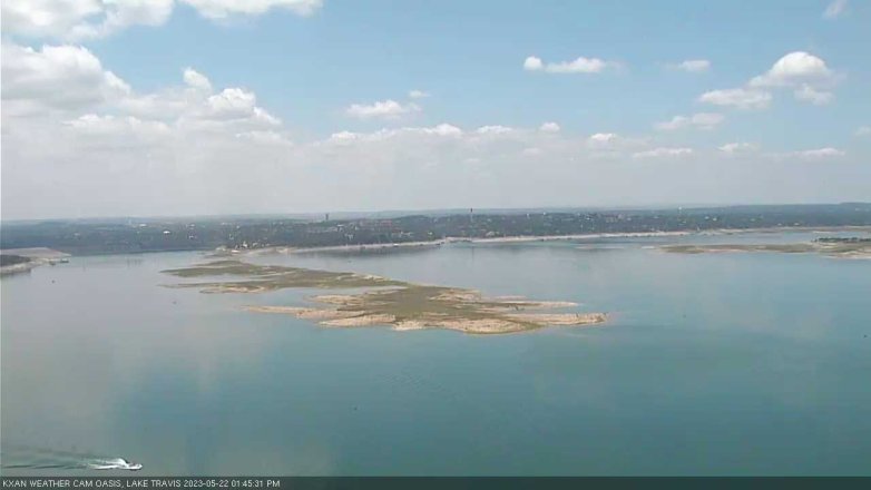 Lake Travis webcam, May 22, 2023 1:45 PM CT