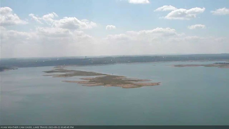 Lake Travis webcam, May 22, 2023 3:45 PM CT