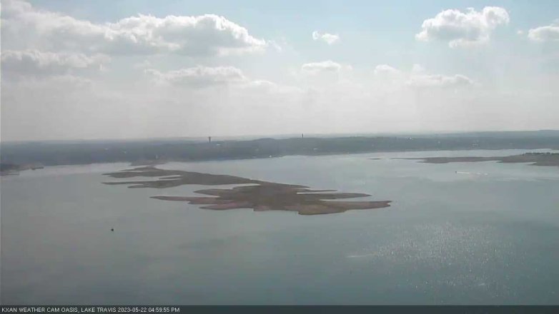 Lake Travis webcam, May 22, 2023 5:00 PM CT