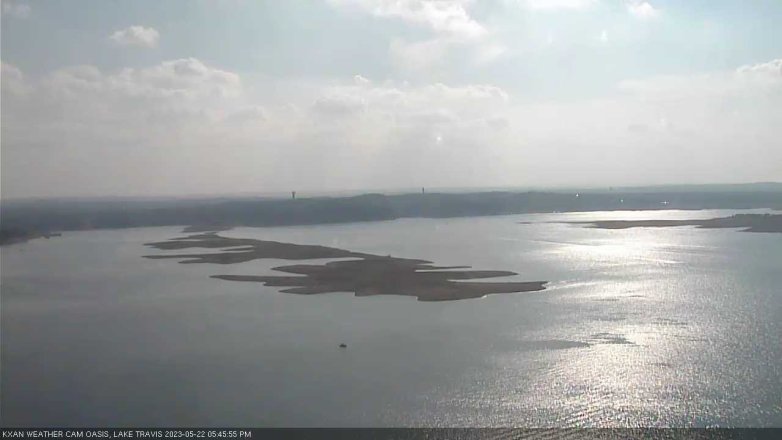 Lake Travis webcam, May 22, 2023 5:45 PM CT