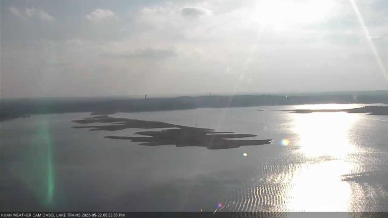 Lake Travis webcam, May 22, 2023 6:25 PM CT
