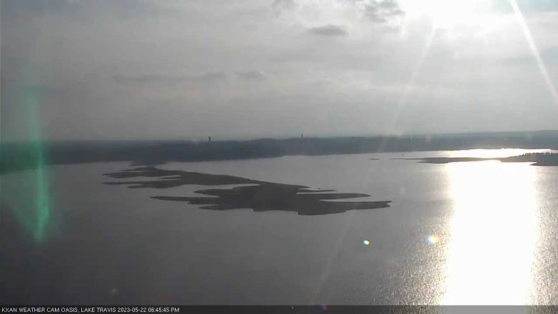 Lake Travis webcam, May 22, 2023 6:45 PM CT