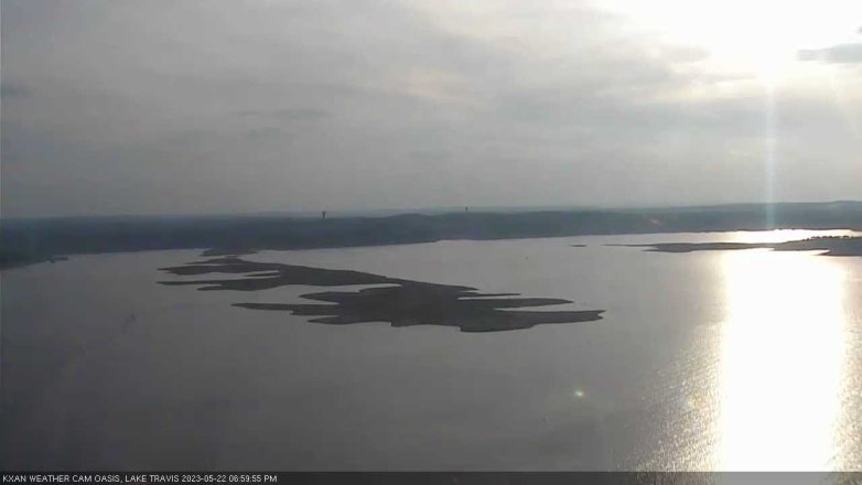 Lake Travis webcam, May 22, 2023 7:00 PM CT