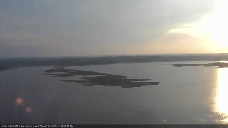 Lake Travis webcam, May 22, 2023 7:45 PM CT
