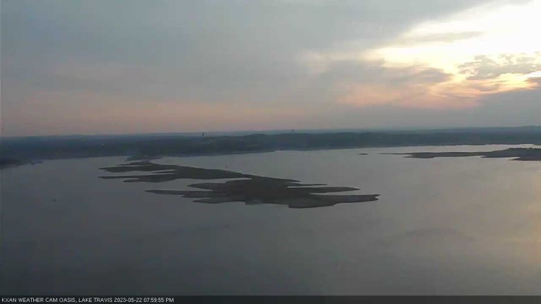 Lake Travis webcam, May 22, 2023 8:00 PM CT