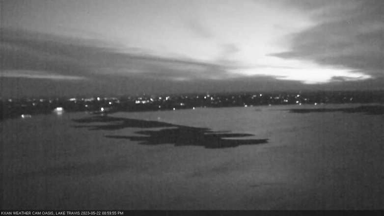 Lake Travis webcam, May 22, 2023 9:00 PM CT