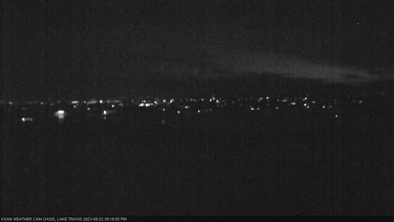 Lake Travis webcam, May 22, 2023 9:45 PM CT