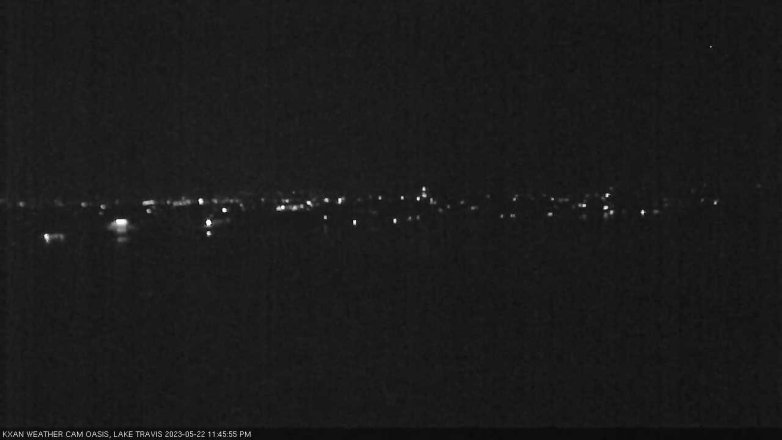 Lake Travis webcam, May 22, 2023 11:45 PM CT