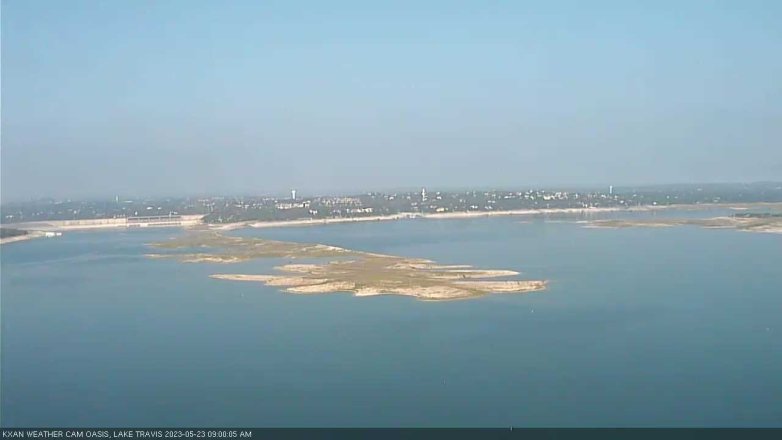 Lake Travis webcam, May 23, 2023 9:00 AM CT