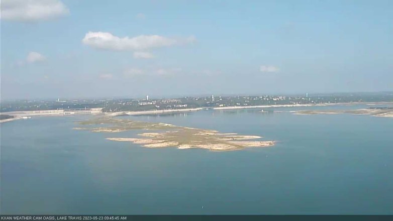 Lake Travis webcam, May 23, 2023 9:45 AM CT