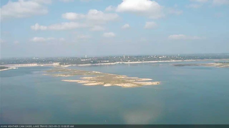 Lake Travis webcam, May 23, 2023 10:00 AM CT
