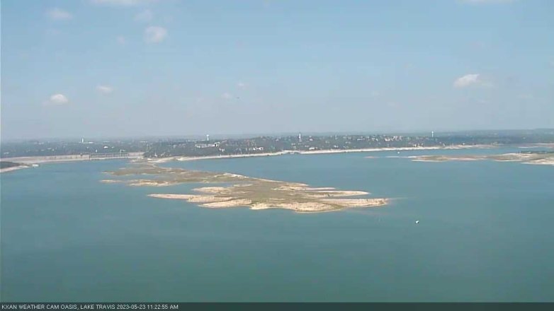 Lake Travis webcam, May 23, 2023 11:25 AM CT