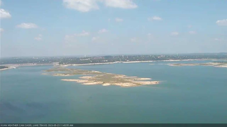 Lake Travis webcam, May 23, 2023 11:45 AM CT