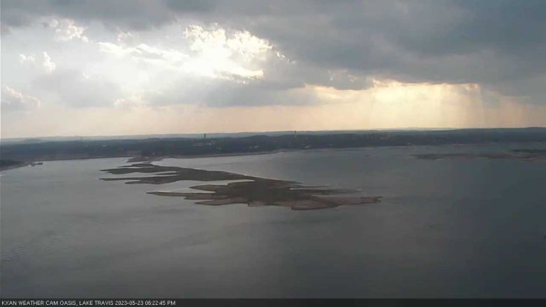 Lake Travis webcam, May 23, 2023 6:25 PM CT