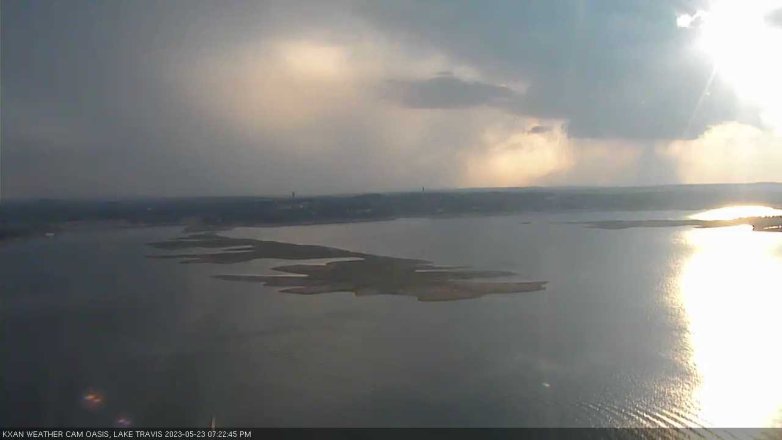 Lake Travis webcam, May 23, 2023 7:25 PM CT