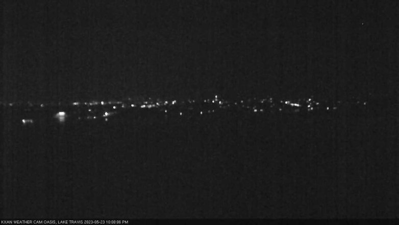 Lake Travis webcam, May 23, 2023 10:00 PM CT