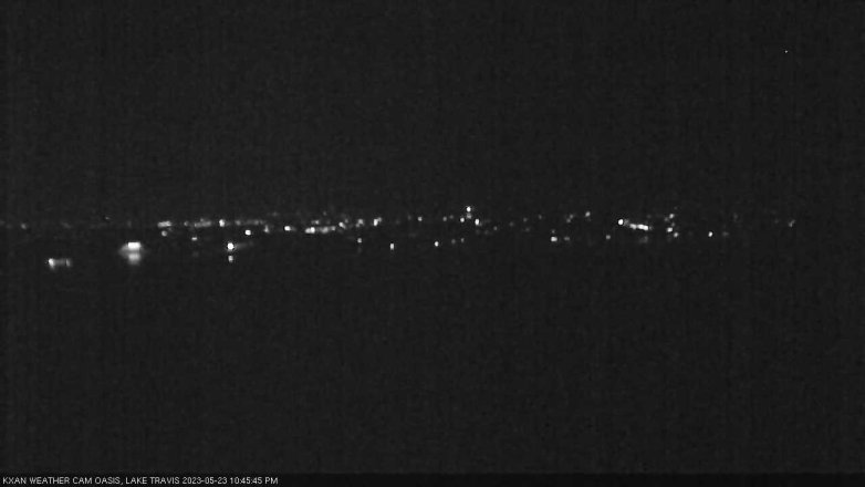 Lake Travis webcam, May 23, 2023 10:45 PM CT