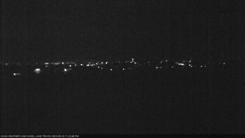Lake Travis webcam, May 23, 2023 11:25 PM CT