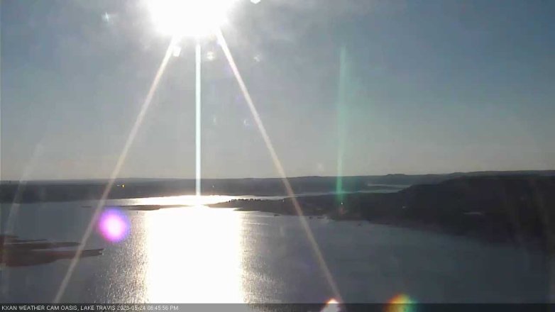 Lake Travis webcam, May 24, 2023 6:45 PM CT