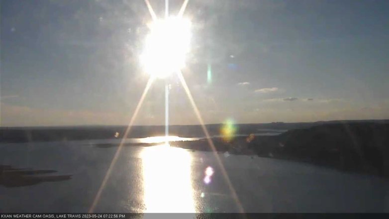 Lake Travis webcam, May 24, 2023 7:25 PM CT